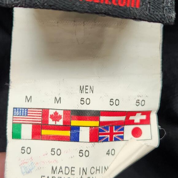 Spyder Jacket Mens Medium Black Team Venom Ski Snow Winter Zip Coat - Picture 14 of 16